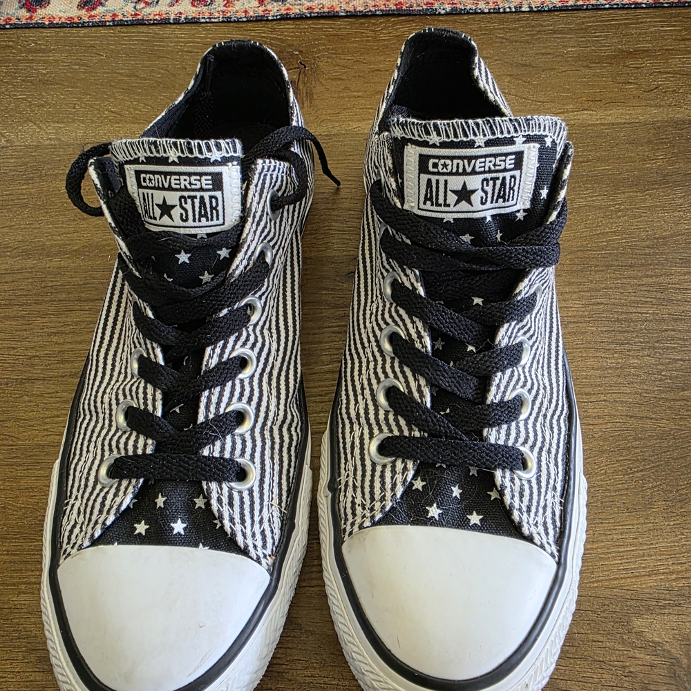 Converse All Star Black and White Sneakers